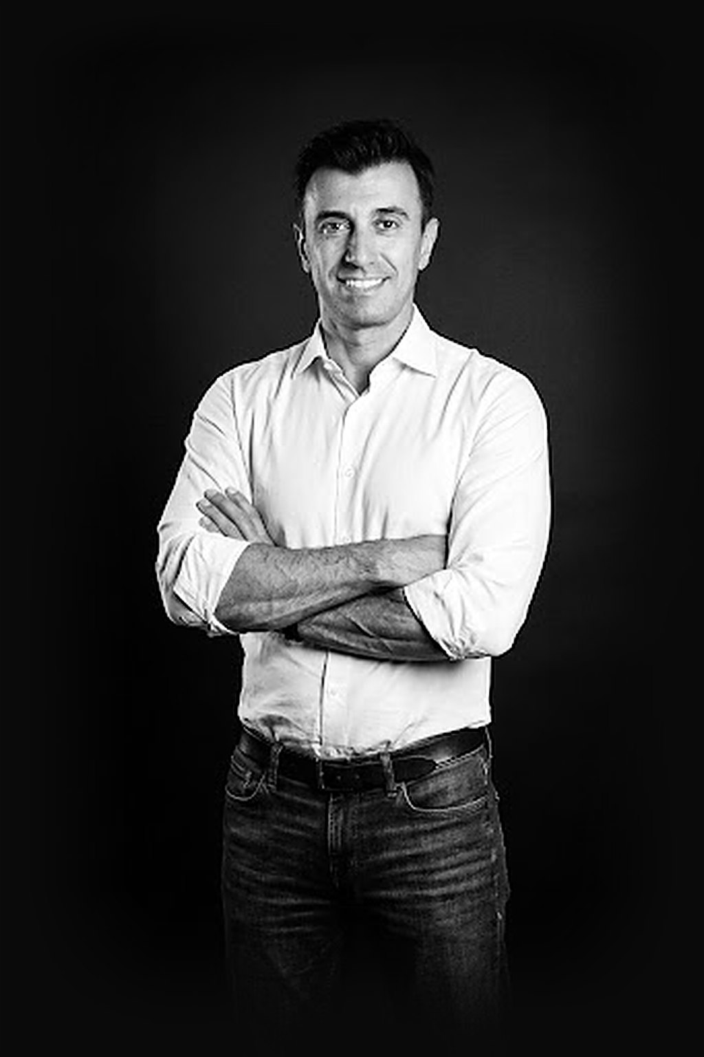 Alessio D'Angelo Kreidie, imprenditore e fondatore del brand di moda AMY B.
